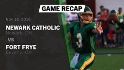Recap: Newark Catholic  vs. Fort Frye  2016