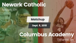 Matchup: Newark Catholic vs. Columbus Academy  2018