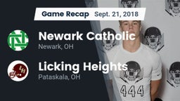 Recap: Newark Catholic  vs. Licking Heights  2018