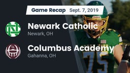 Recap: Newark Catholic  vs. Columbus Academy  2019