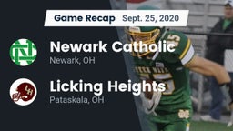 Recap: Newark Catholic  vs. Licking Heights  2020