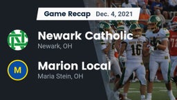 Recap: Newark Catholic  vs. Marion Local  2021