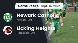 Recap: Newark Catholic  vs. Licking Heights  2022