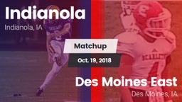 Matchup: Indianola High vs. Des Moines East  2018