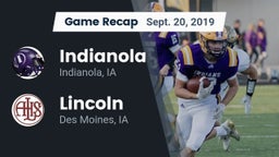 Recap: Indianola  vs. Lincoln  2019