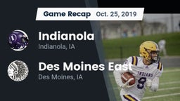 Recap: Indianola  vs. Des Moines East  2019