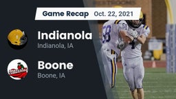 Recap: Indianola  vs. Boone  2021