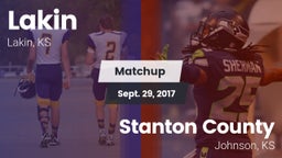 Matchup: Lakin  vs. Stanton County  2017