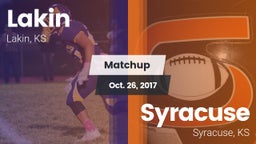 Matchup: Lakin  vs. Syracuse  2017