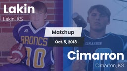 Matchup: Lakin  vs. Cimarron  2018