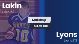 Matchup: Lakin  vs. Lyons  2018