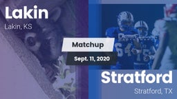 Matchup: Lakin  vs. Stratford  2020