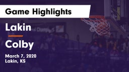 Lakin  vs Colby  Game Highlights - March 7, 2020
