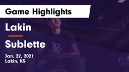 Lakin  vs Sublette  Game Highlights - Jan. 22, 2021