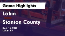 Lakin  vs Stanton County  Game Highlights - Dec. 15, 2023