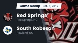 Recap: Red Springs  vs. South Robeson  2017