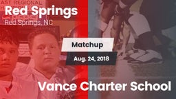 Matchup: Red Springs High vs. Vance Charter School 2018