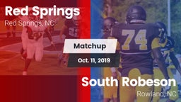 Matchup: Red Springs High vs. South Robeson  2019
