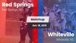 Matchup: Red Springs High vs. Whiteville  2019