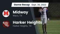 Recap: Midway  vs. Harker Heights  2022
