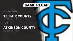 Recap: Telfair County  vs. Atkinson County  2016