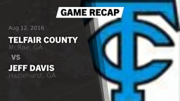 Recap: Telfair County  vs. Jeff Davis  2016