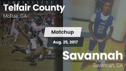 Matchup: Telfair County High vs. Savannah  2017
