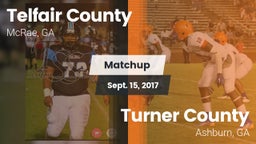 Matchup: Telfair County High vs. Turner County  2017