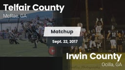 Matchup: Telfair County High vs. Irwin County  2017