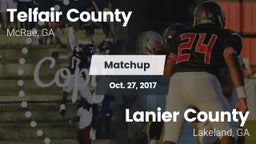 Matchup: Telfair County High vs. Lanier County  2017