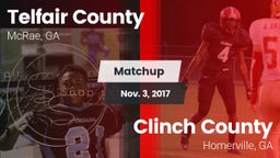 Matchup: Telfair County High vs. Clinch County  2017
