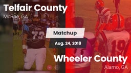 Matchup: Telfair County High vs. Wheeler County  2018