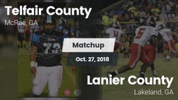 Matchup: Telfair County High vs. Lanier County  2018