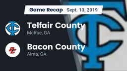 Recap: Telfair County  vs. Bacon County  2019
