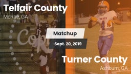 Matchup: Telfair County High vs. Turner County  2019
