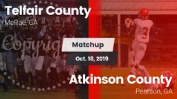 Matchup: Telfair County High vs. Atkinson County  2019