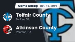 Recap: Telfair County  vs. Atkinson County  2019