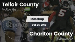 Matchup: Telfair County High vs. Charlton County  2019