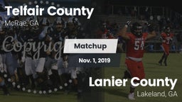 Matchup: Telfair County High vs. Lanier County  2019