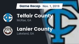 Recap: Telfair County  vs. Lanier County  2019