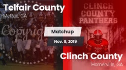 Matchup: Telfair County High vs. Clinch County  2019
