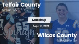 Matchup: Telfair County High vs. Wilcox County  2020