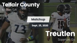 Matchup: Telfair County High vs. Treutlen  2020