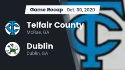 Recap: Telfair County  vs. Dublin  2020