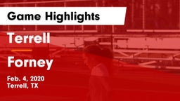 Terrell  vs Forney  Game Highlights - Feb. 4, 2020