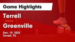 Terrell  vs Greenville  Game Highlights - Dec. 19, 2023