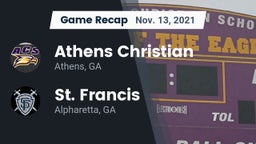 Recap: Athens Christian  vs. St. Francis  2021