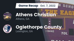 Recap: Athens Christian  vs. Oglethorpe County  2022