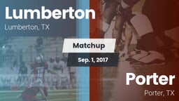 Matchup: Lumberton High vs. Porter  2017