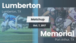 Matchup: Lumberton High vs. Memorial  2017